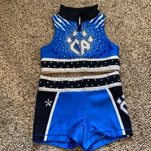 CHEER ATHLETICS PRACTICEWEAR SIZE YS SET